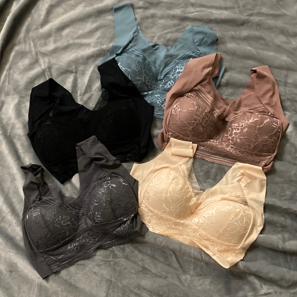 Chic Lace 5 Pack Bralettes lot of 5